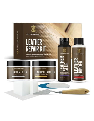 Kit reparatii suprafete din piele LEATHER EXPERT Leather Repair Kit - imagine 6